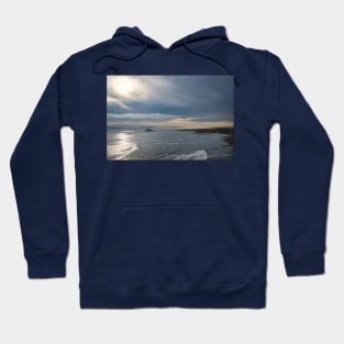 Overcast morning at St Marys Island Hoodie